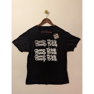 American Classics Cheap Trick T-Shirt Mens Large Black Good Band Tee Pin